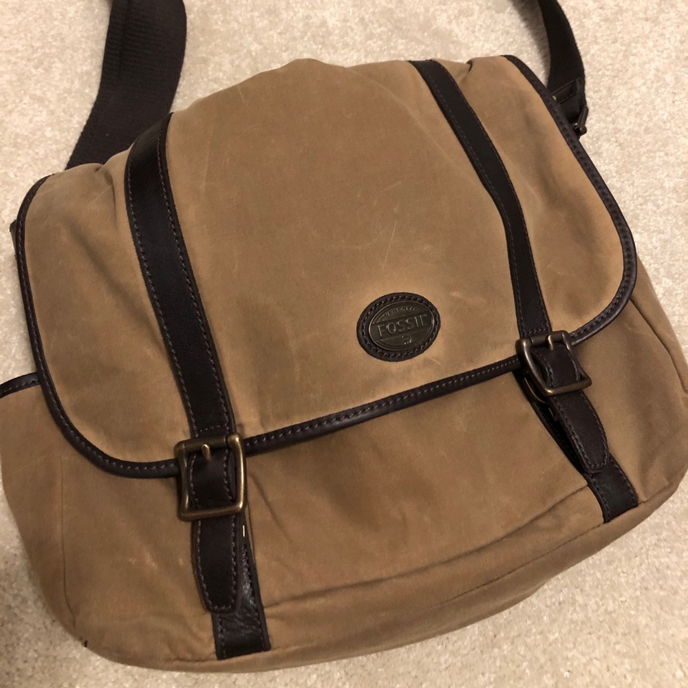 Fossil Lap Top/Messenger Bag